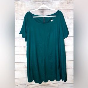 NWT Charlotte Russe, 2X, Hunter Green dress